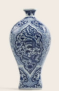 Blue & White Porcelain Vase — Jingdezhen Antique Style