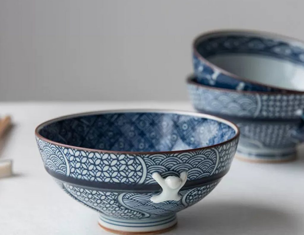 Japanese Imari Blue & White Porcelain Tableware