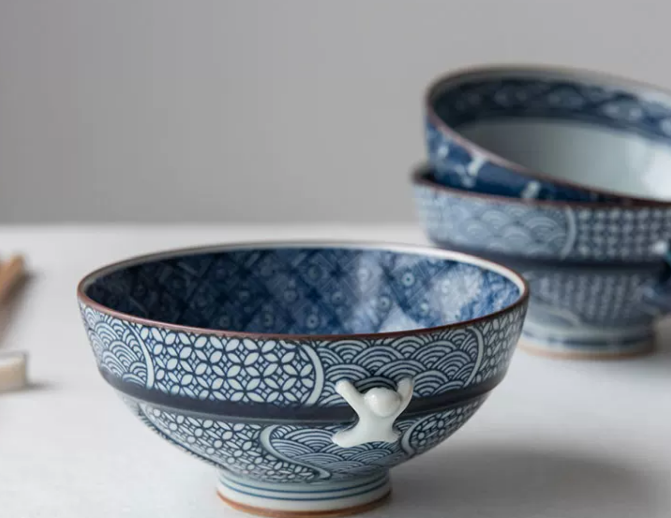 Japanese Imari Blue & White Porcelain Tableware