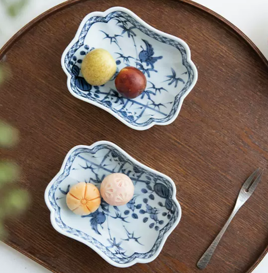 Japanese Imari Blue & White Porcelain Tableware