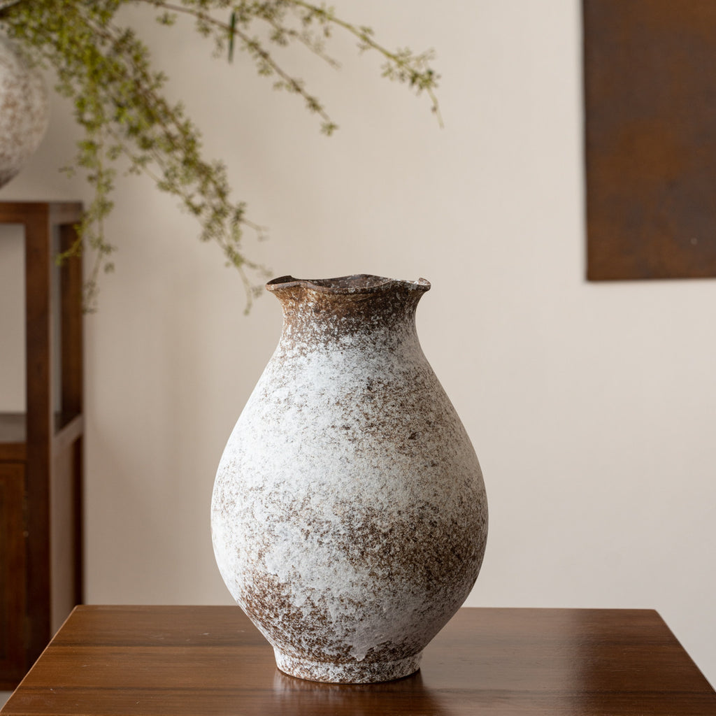 Wabi-Sabi Rustic Ceramic Vase