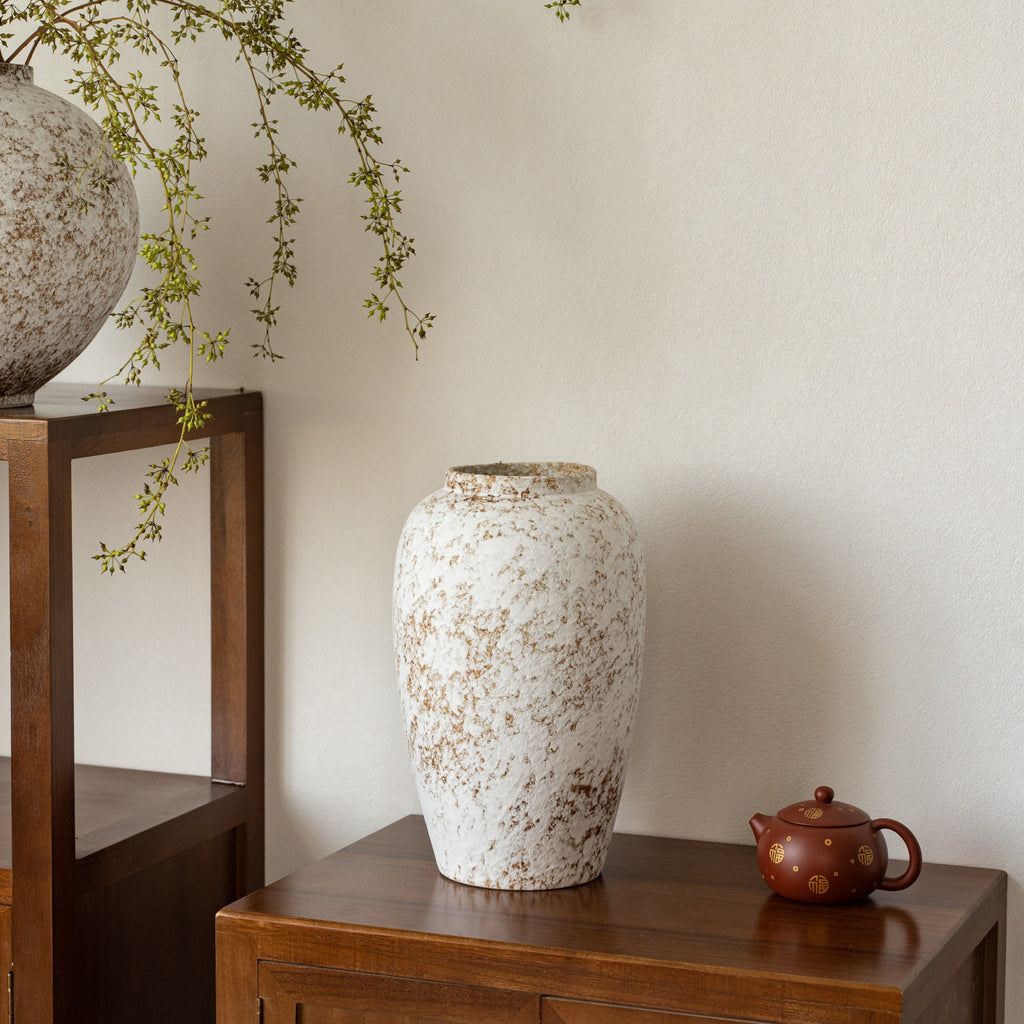 Wabi-Sabi Rustic Ceramic Vase