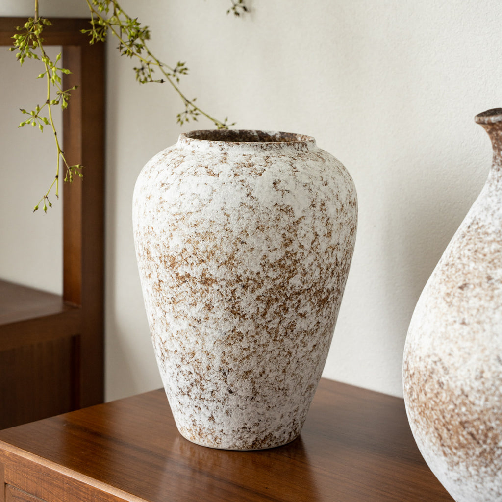 Wabi-Sabi Rustic Ceramic Vase