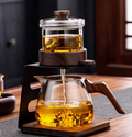 Automatic Heat-Resistant Glass Teapot Set — Luxury Lazy Gongfu Tea Set